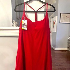 Halara Athletic Dress Size 2X Red Violet Color NWT. BRAND NEW tags still on